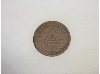 1916 One Penny Circle Chapter RAM No. 246 Coin