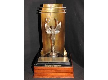 Gorgeous 1937 Art Deco Statuto Race Sperry Trophy 16 Inch