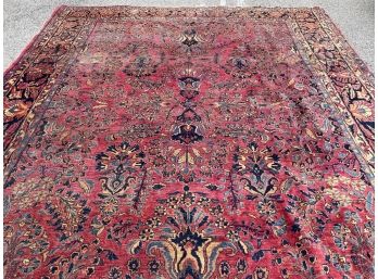 A Large Antique Isfahan (Iranian) Rug