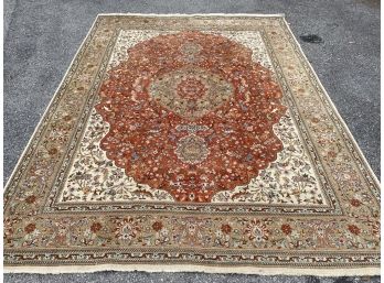 A Gorgeous Large Vintage Isfahan (Persian) Rug