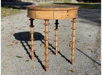 A Modern Carved Wood Occasional Table From ABC Carpet & Home