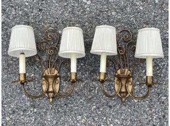 Vintage Bronze Wall Sconces