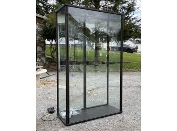 A Modern Glass Curio Cabinet