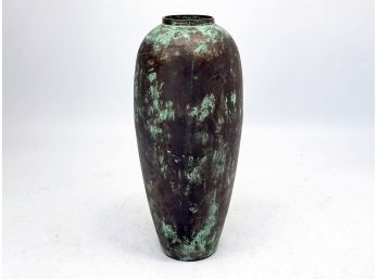 A Vintage Bronze Verdegris Vase