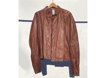 A Men's Leather Jacket By Diem