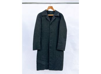 A Wool Topcoat By Prada