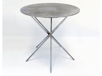 An Italian Modern Polished Alloy Cocktail Table By Minotti