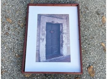 A Framed Photograph - 'Private No Entry'