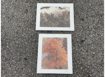 A Pair Of Framed Landscape Photographs