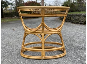 A Vintage Rattan Dining Table Or Console Base