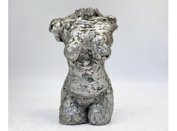 A Metal Cast Signed G. Long, Dated 1991