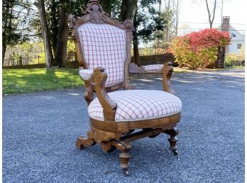 An Eastlake Victorian Rocker