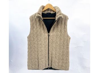 A Men's Wool Vest By Prada