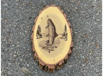 A Fly Fishing Themed Woodburning