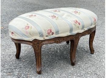 A Vintage Upholstered Footstool