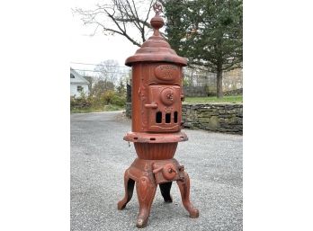 An Antique Pot Belly Stove