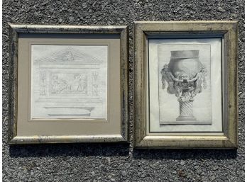 A Pair Of Framed Classically Inspired Prints