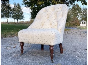 An Tufted Side Chair By Edward Ferrell