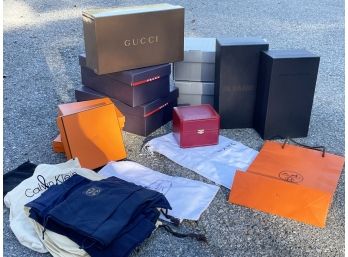 Luxury Brand Boxes, Dust Bags And More