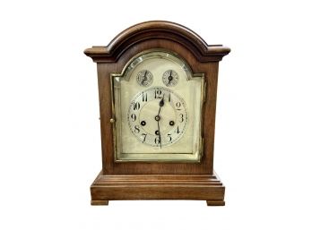 Antique German Gongkontrolle Hettich Mantle Clock.