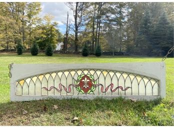 Vintage Stained Glass Window