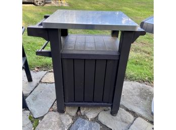 Outdoor Patio Storage Grilling Bar Cart