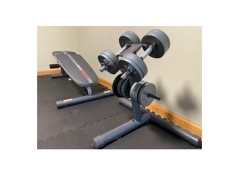 Weider Bench And Weight Set