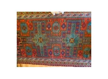 Vintage Turkish Rug, Signed & Dated 1975