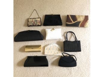 A Set Of Fabulous Vintage Clutches  And Evening Bags