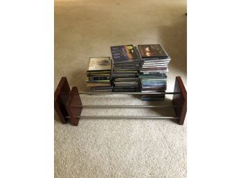 Selection Of CD's And Small CD Rack