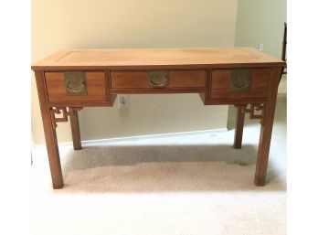 Light Wood Asian Styled Desk - Vintage