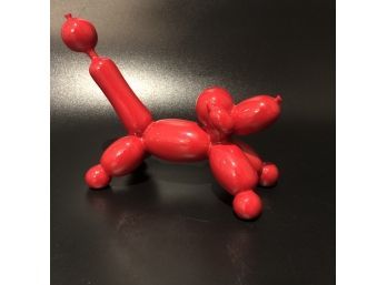 Resin Balloon Dog Sculpture - In The Style Of Koons