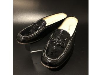 Cole Haan Black Patent Mule Loafer - Sz 6.5