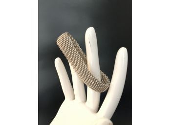 Sterling Silver Mesh Bracelet - Stunning