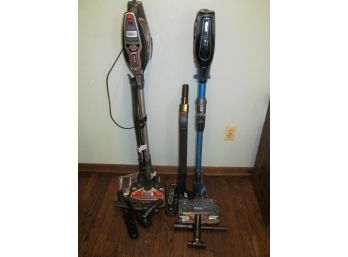Shark Cordless And Corded Vaccums With Extra Battery And Accessories