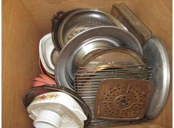 Box Of Assorted Cookware