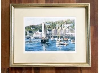 A Signed Nautical Print, J. Bearce