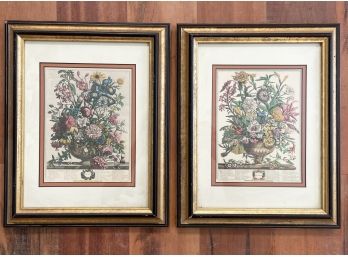 A Pair Of Flowers Of The Month Prints