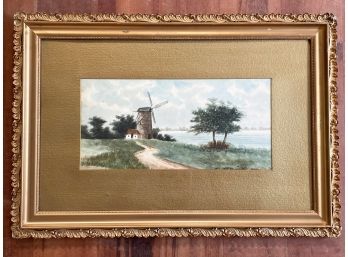 An Original Vintage Watercolor, Unsigned