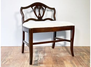 Vintage Mahogany Vanity Bench