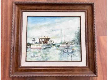 An Oil On Board By John A. Fernie