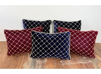 A Collection Of Velvet Pillows