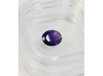 4ct 10x8mm Round Cut Amethyst Loose Gemstone