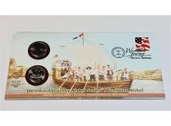 Westward Journey Keelboat First Day Cover  2006 Nickel Series Set NEW Sealed From Mint