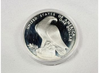 1984 Olympic Proof $1 Silver Commemorative Dollar