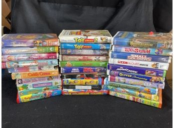 Assorted Kids VHS Movies