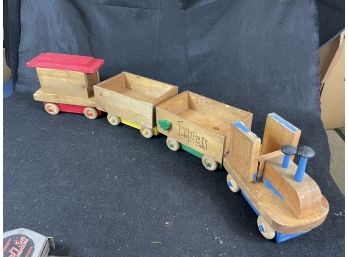 Wooden Toy Train