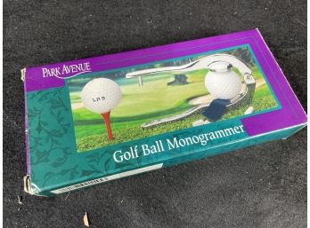 Golf Ball Monographer