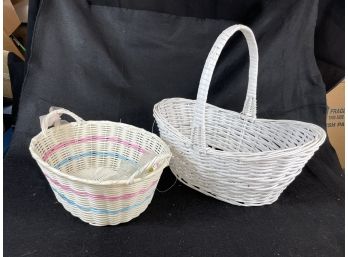 White Wicker Basket