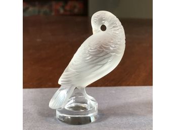 Beautiful Small LALIQUE Crystal Bird - Made In France - No Damage - Very Cute Piece - Nice Gift Idea !